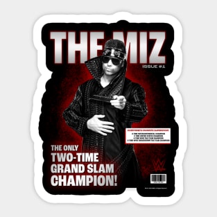 The Miz Grand Slam Champion Magazine Cover Sticker